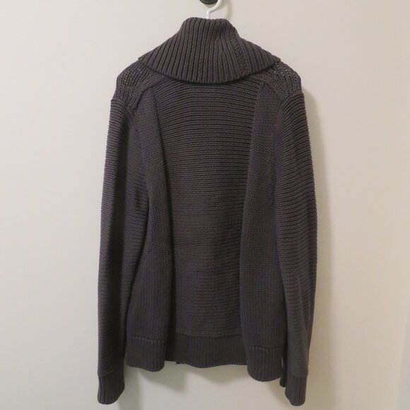 VINCE Gray 6 button double breasted cardigan. Size M (fits like an XL) - Picture 3 of 4